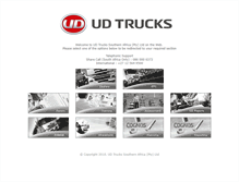Tablet Screenshot of online.udtrucks.co.za